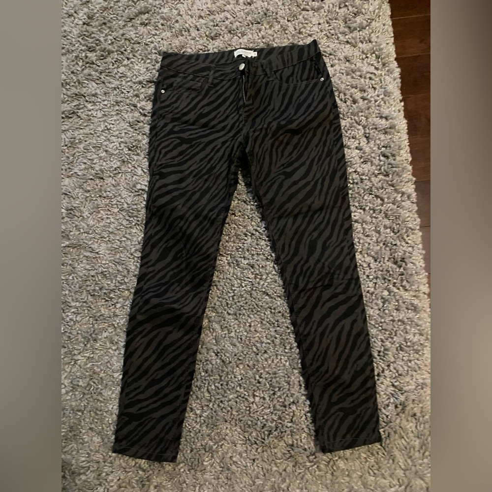 Molly Bracken Zebra Patterned Pants